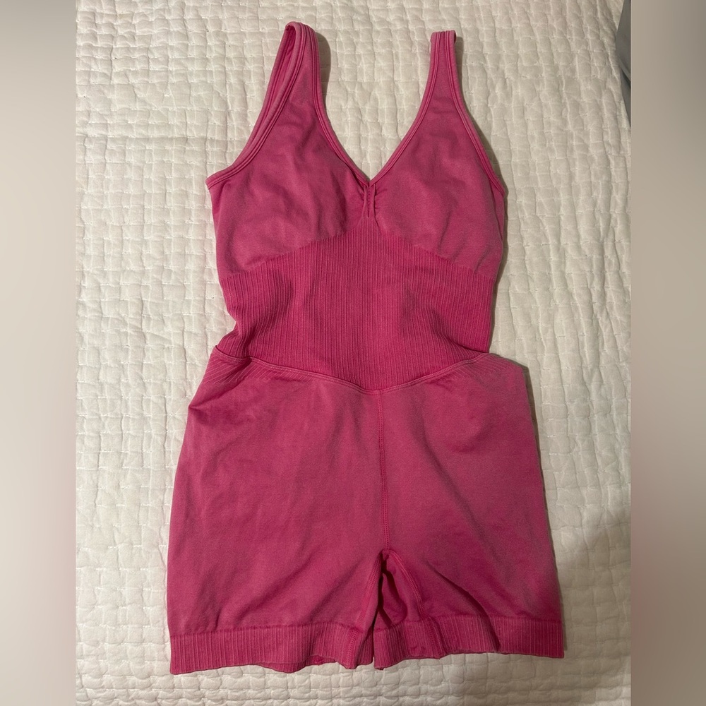 Pink Athletic Romper